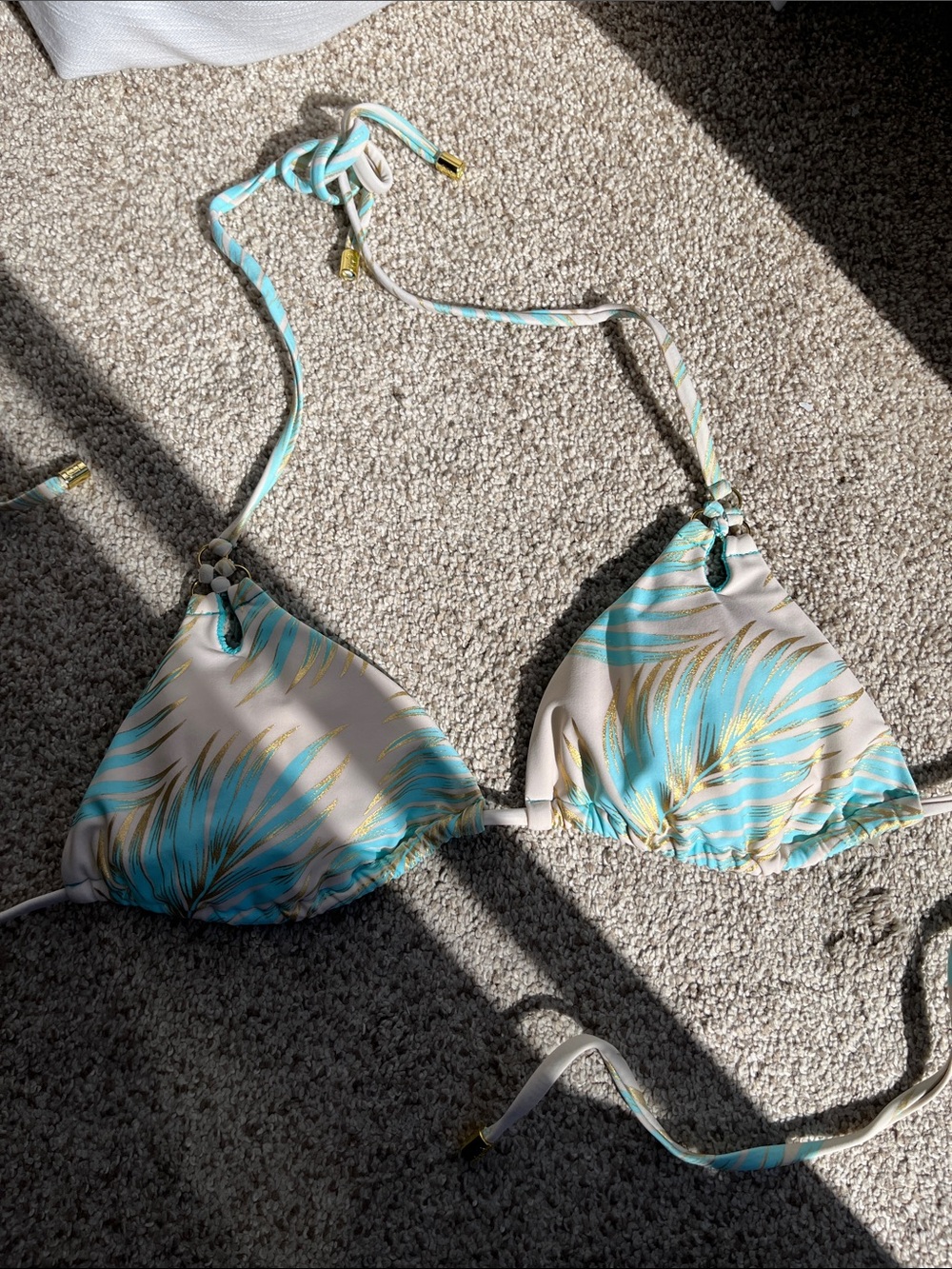 Beach Bunny Aqua Palm Bikini M/L - Picture 6 of 12